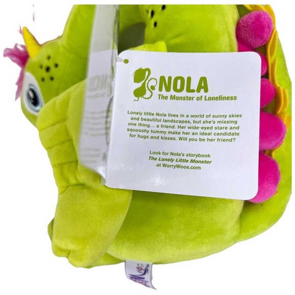 Worry Woo Monsters Plush Nola The Monster Of Loneliness Stuffed Animal Toy - Picture 7 of 12